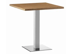 XT 479Q - Square steel and wood table _ Et al.